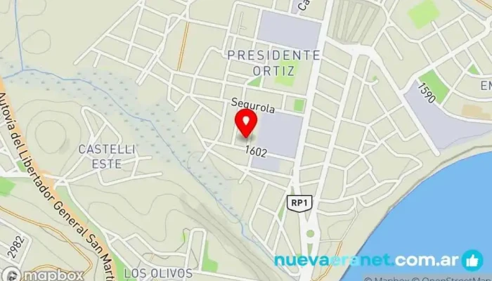 mapa de Sweet Cream Pastelería, Chocolatería en Comodoro Rivadavia