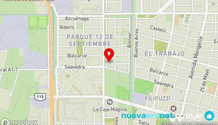 mapa de Sweetie Candy Bar Pastelería, Tienda de alimentación en Cipolletti