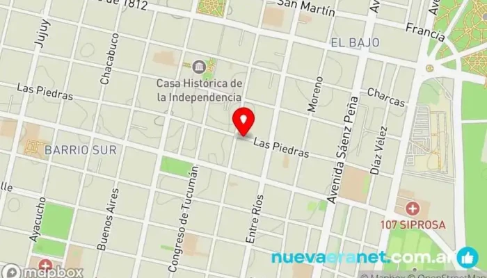 mapa de SYSCOM TUCUMAN Tienda de informática en San Miguel de Tucumán
