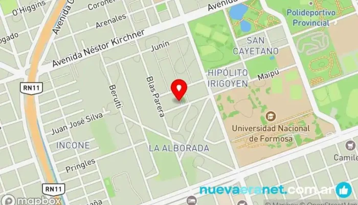 mapa de Tardes Dulces Panadería en Formosa