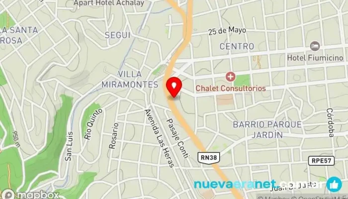 mapa de Tec Colchones Y Muebles Tienda de muebles en La Falda