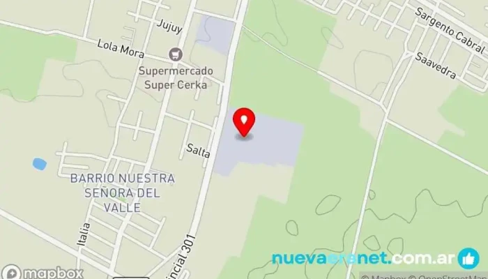 mapa de Tecotex - Planta Tucumán Fábrica en Lules