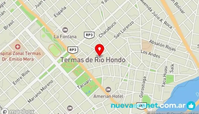 mapa de Tejidos Mar del Plata Tienda de ropa de mujer en Termas de Río Hondo