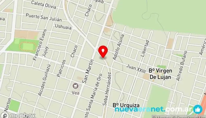 mapa de Templo Norte Panadería en Mayor Drummond