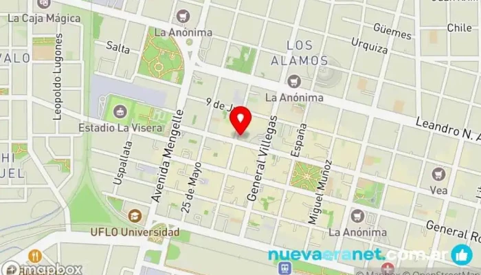 mapa de Tentaciones Panadería en Cipolletti