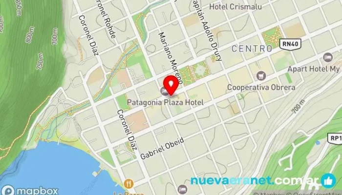 mapa de Tentaciones Panadería en San Martín de los Andes