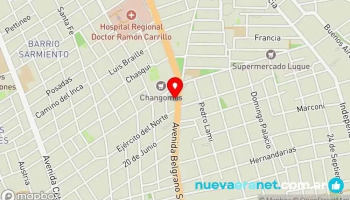 mapa de TentaTé Pastelería, Cafetería en G4200IQS