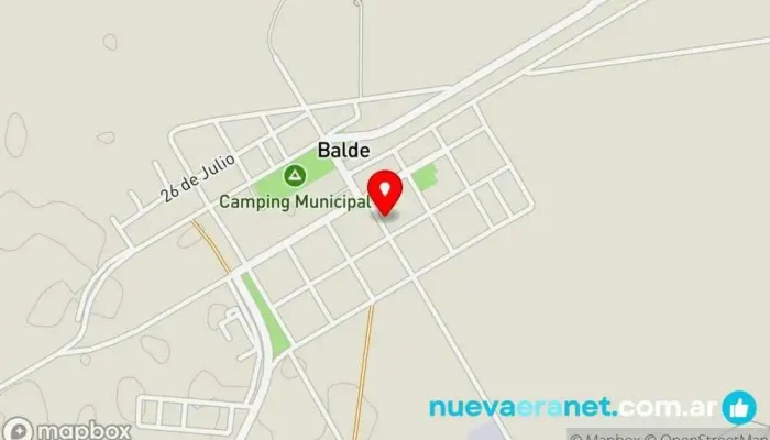 mapa de TERMAS HOTEL & SPA CHAKRAS Hotel en Balde