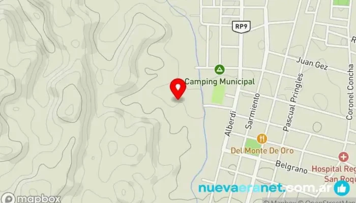 mapa de Terreno Sociedad de viviendas en San Francisco del Monte de Oro