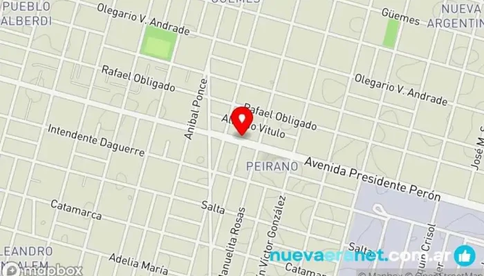 mapa de Tienda de Articulos Tienda general en Río Cuarto