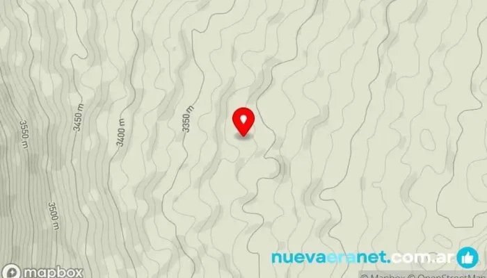 mapa de Tinogasta  en Catamarca