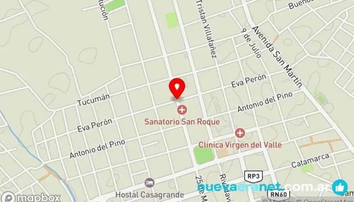 mapa de Tinogasta  en Tinogasta