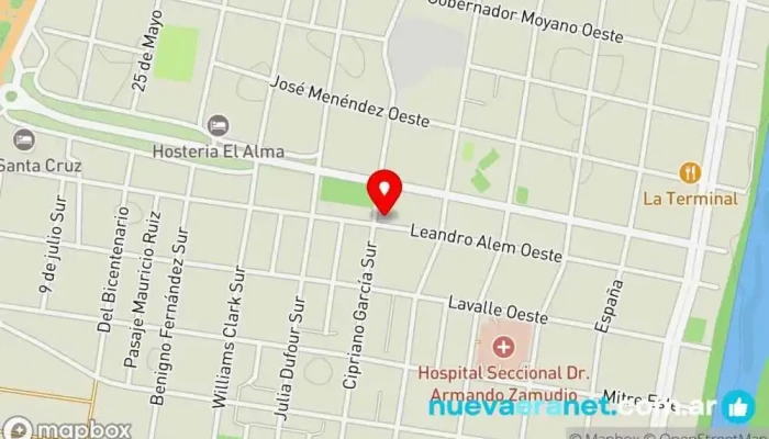 mapa de Tio Lucas Panadería en Cmte. Luis Piedrabuena