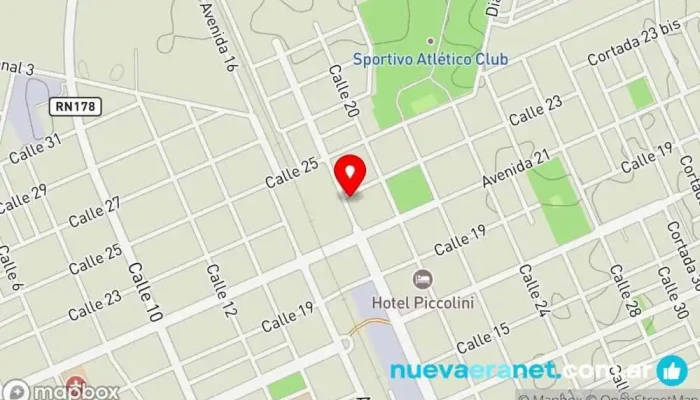 mapa de Tiziano Panadería y Café Panadería en Las Parejas