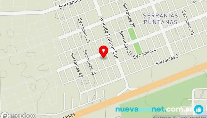 mapa de Todo Mascotas Morena Tienda de alimentos para animales en San Luis