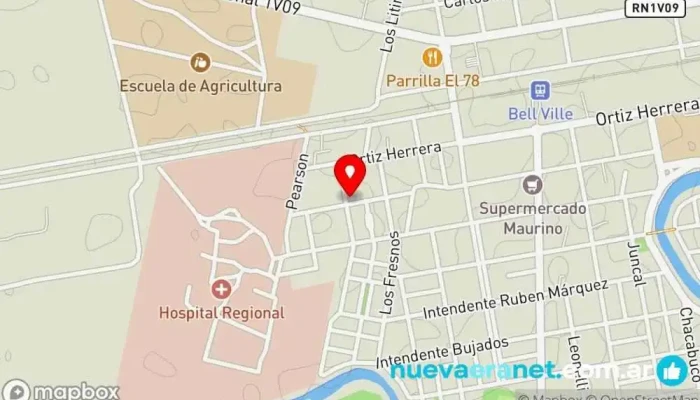 mapa de TOQUE DE DULZURA Pastelería en Bell Ville