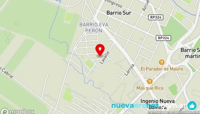 mapa de Toque de dulzura Pastelería en Famaillá