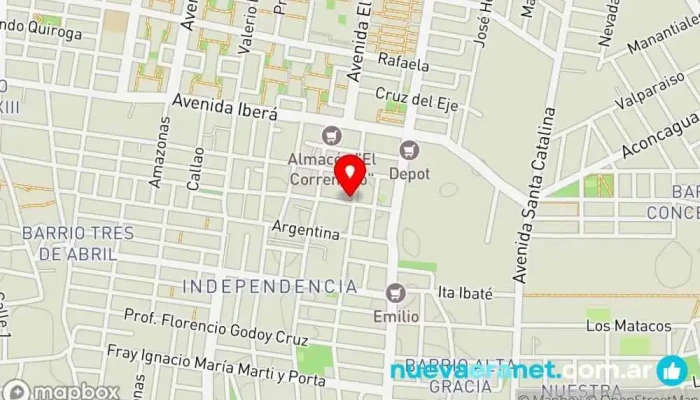 mapa de Tortalandia Corrientes Pastelería en Corrientes