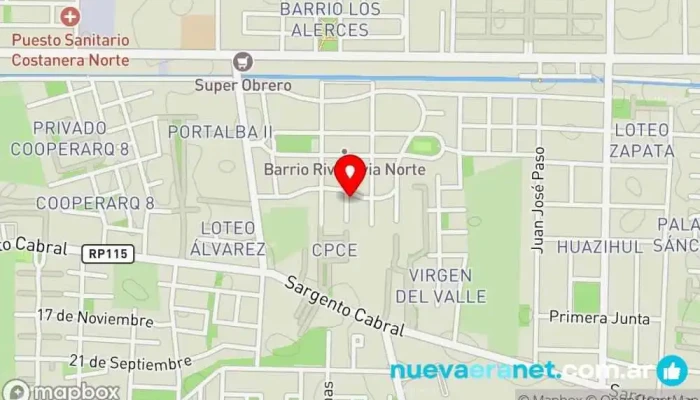 mapa de tortas a pedido Pastelería en San Juan