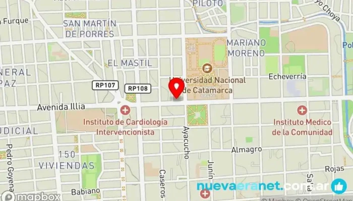 mapa de Tortas FRANCESCHINI CATAMARCA Pastelería, Cerería, Tienda de regalos en San Fernando del Valle de Catamarca