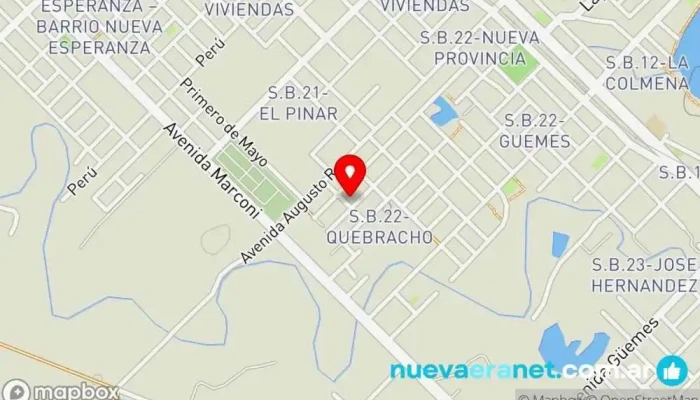 mapa de Tortas Luzai Pastelería en Fontana