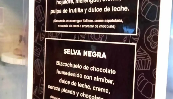 Tortas Rossi -  Carta - Córdoba