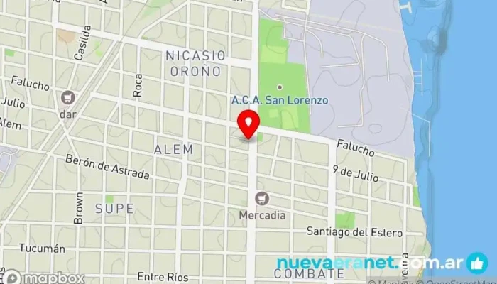 mapa de Torteria San Lorenzo Pastelería en FNK