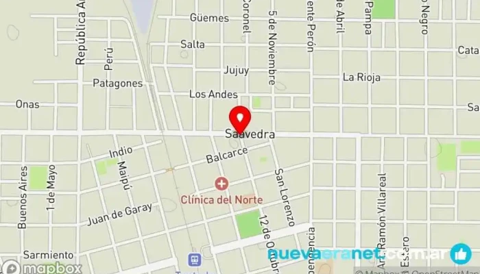 mapa de Tostado  en Tostado
