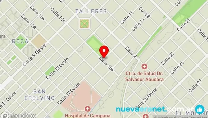 mapa de TRADENS INMOBILIARIA Agencia inmobiliaria, Casa de subastas, Tasador de bienes inmuebles, Gestoría en Gral. Pico