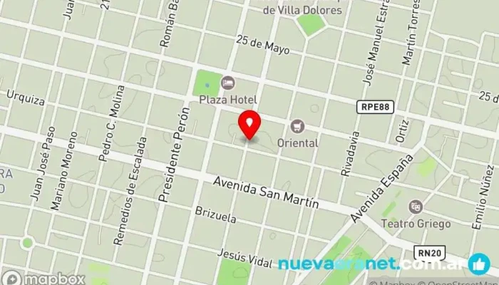 mapa de Trigales - Panaderia Artesanal Panadería en Villa Dolores