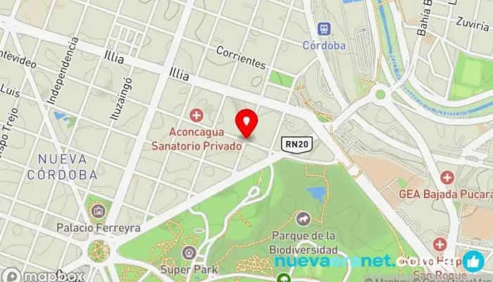 mapa de Trigatti Bakery Panadería, Cafetería en Córdoba