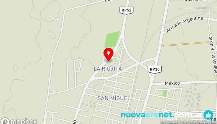 mapa de Trigo del Sol Panadería en Las Heras