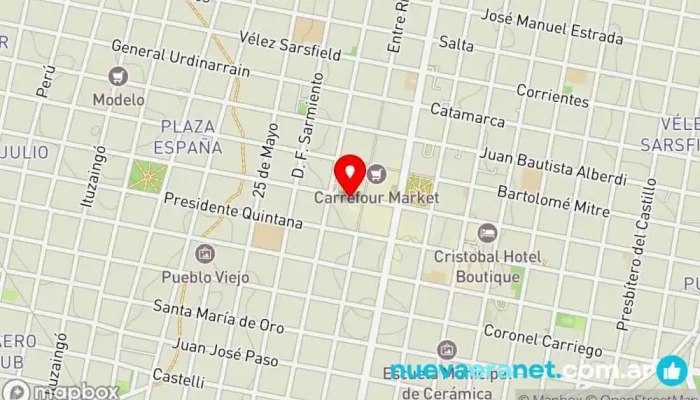 mapa de Trigo Y Mandioca Panadería, Tienda de alimentación, Mercado de alimentos frescos en Concordia