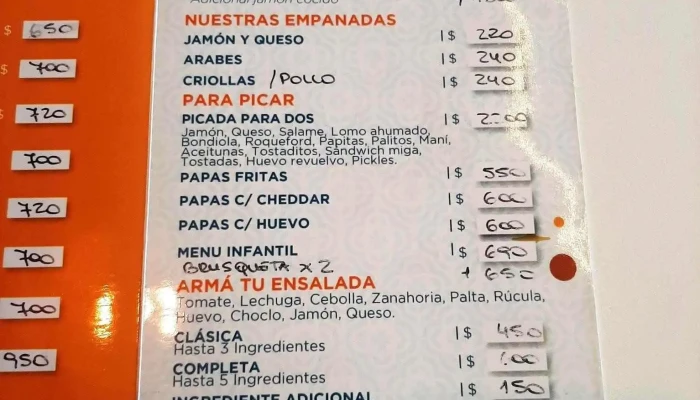 Tu Lugar -    Coffe Brunch   La Falda Carta - La Falda