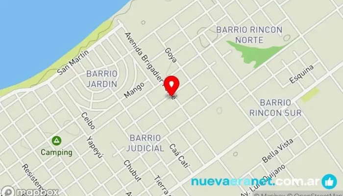 mapa de Tu lugar en Paso de la Patria Casa rural en Paso de la Patria