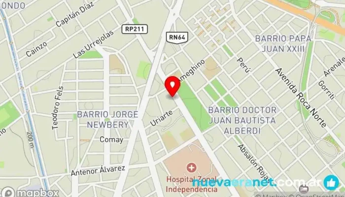 mapa de TU MUNDO Constructor Belgrano Norte Tienda de materiales para la construcción en Santiago del Estero