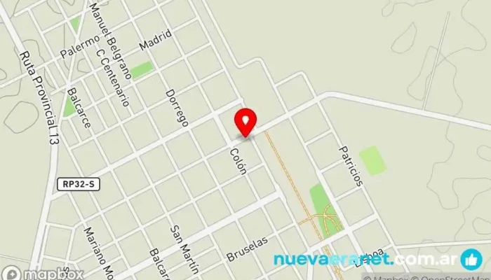 mapa de Valeria Clausen repostería artesanal dulce y salado Pastelería en El Trebol