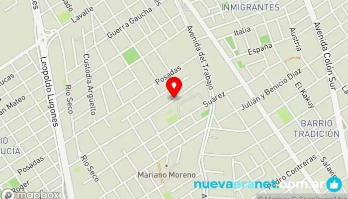 mapa de Venta de ropa Tienda de ropa en Santiago del Estero