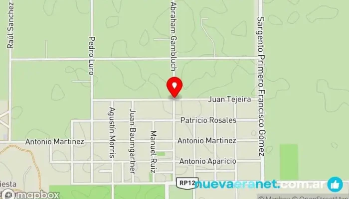 mapa de Venta Permanente de Lechones Casa rural en Buena Esperanza