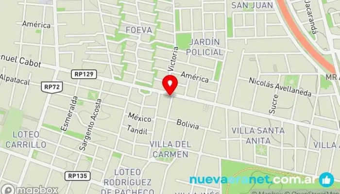 mapa de Ventas varias, San Juan Chatarrería en Rivadavia