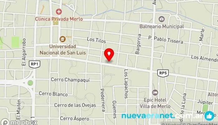 mapa de Vía Sport Tienda de deportes en Merlo