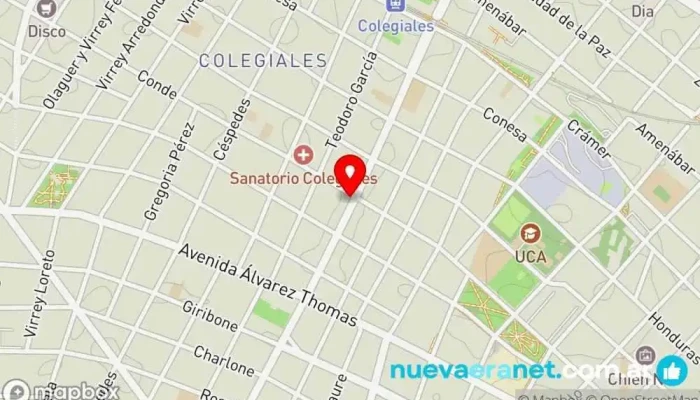 mapa de Vitalcer/Lepanem Tienda de alimentos naturales, Panadería, Tienda general en Cdad. Autónoma de Buenos Aires