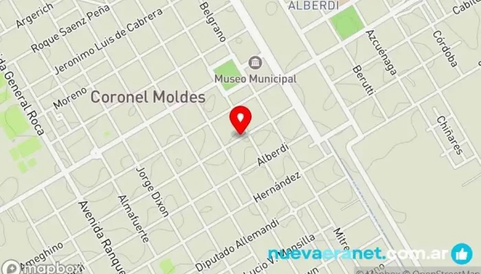 mapa de Ximena Castro Pastelería Pastelería en Coronel Moldes