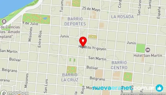 mapa de Ya chipacitos Panadería en Corrientes