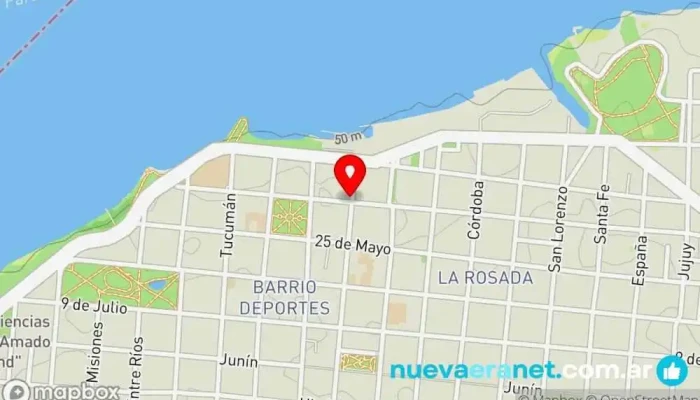 mapa de Yoana Chipacitos Panadería, Tienda de golosinas en Corrientes