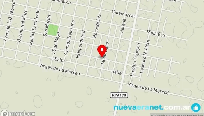 mapa de Yorkie Cookies Panadería en Corral de Bustos-Ifflinger