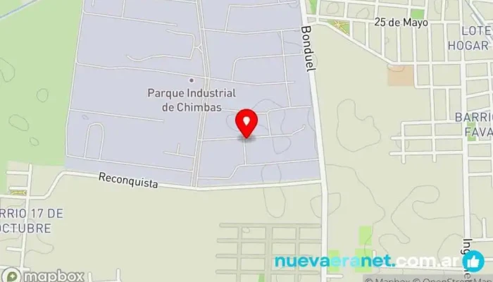mapa de Zanni Amoblamientos Tienda de muebles en Chimbas