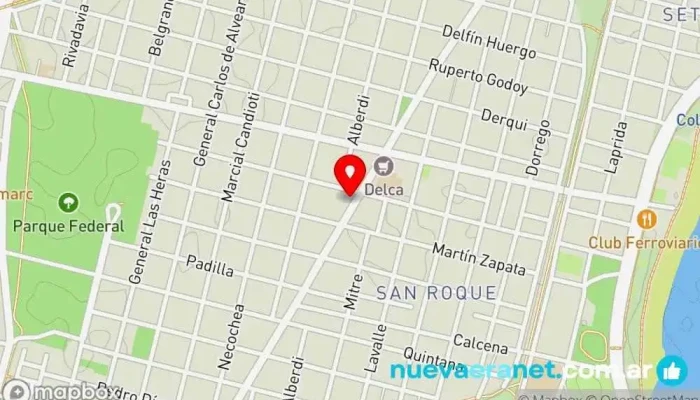 mapa de Zulma Ale Panadería Panadería en Santa Fe de la Vera Cruz